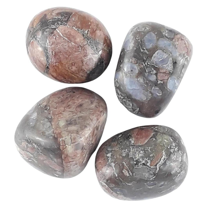 Que Sera Stone (Llanite) Multi Colour Crystal Tumblestones from Brazil - TK Emporium
