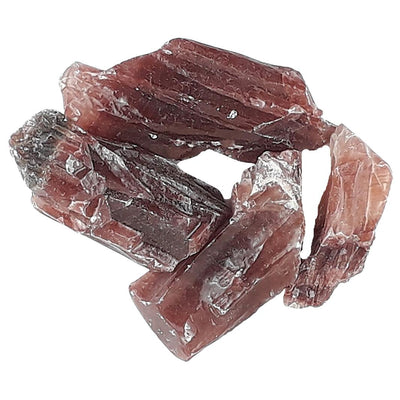Red Calcite Raw, Rough Acid Washed Crystal Stones from Mexico - TK Emporium