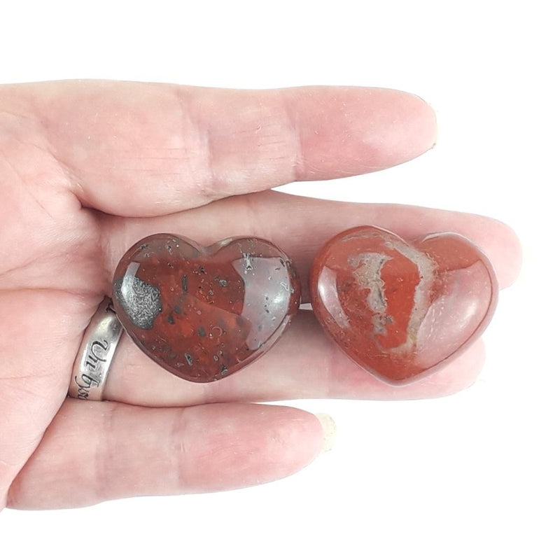 Red Jasper Crystal Heart - Small - TK Emporium