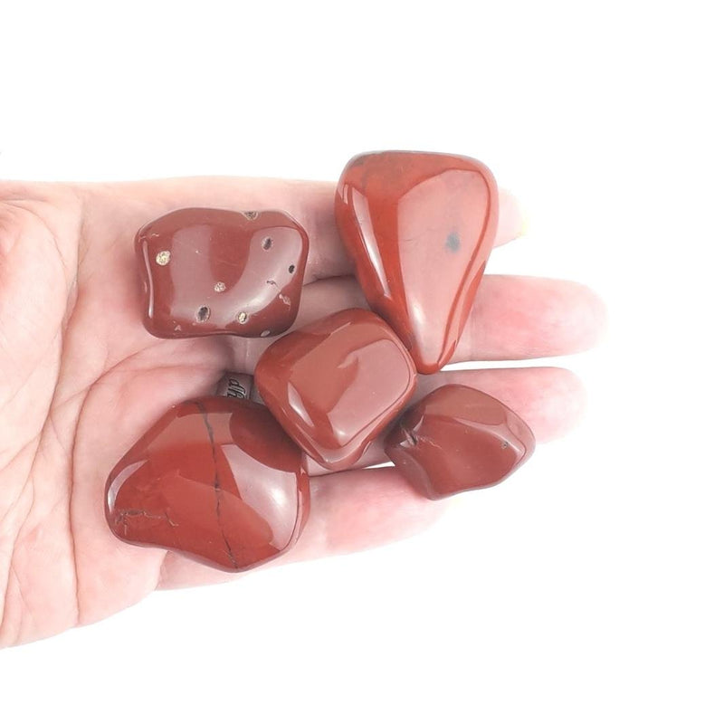 Red Jasper Crystal Tumblestones from South Africa - Choice of Sizes - TK Emporium