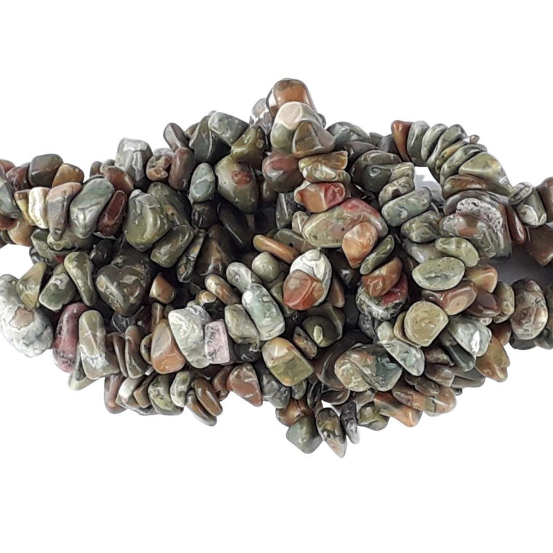 Rhyolite (Rainforest Jasper) Bead Chips - A Grade - TK Emporium