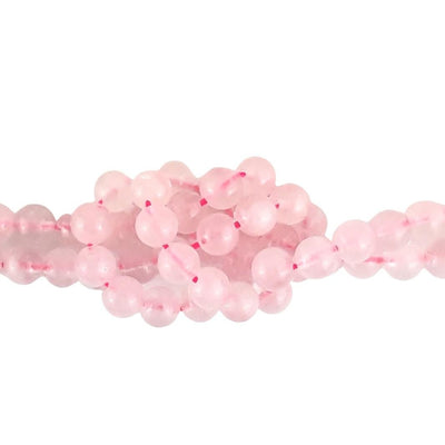 Rose Quartz Beads - 6mm - A Grade - TK Emporium