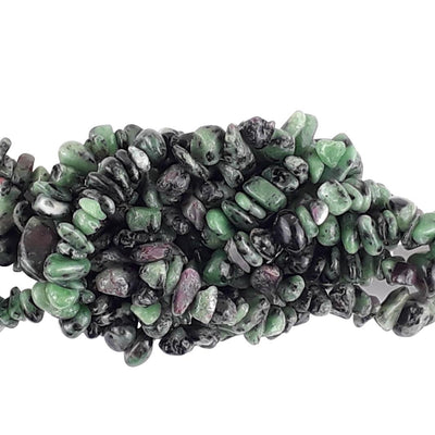 Ruby in Zoisite Bead Chips - A Grade - TK Emporium