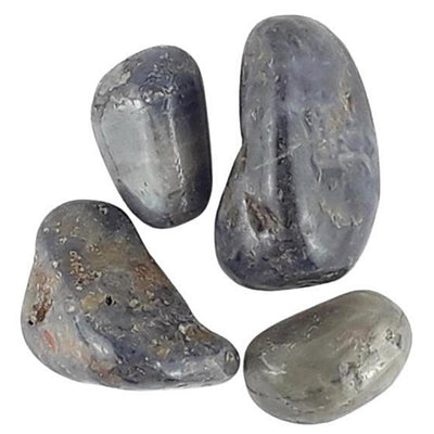 Sapphire Blue Crystal Tumblestones from India - Choice of Sizes - TK Emporium