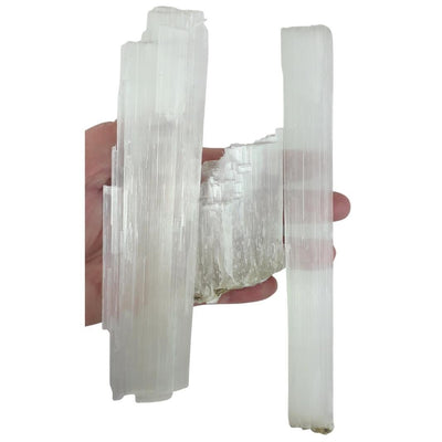 Selenite (Satin Spar) Rough, Natural Crystal Stones - Choice of Sizes - TK Emporium
