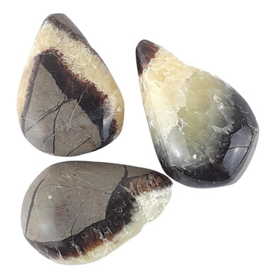 Septarian Crystal Teardrop Beads with Large 2 mm Drilled Hole - TK Emporium