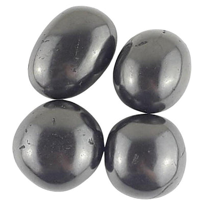 Shungite Black Crystal Tumblestones from Russia - Choice of Sizes - TK Emporium