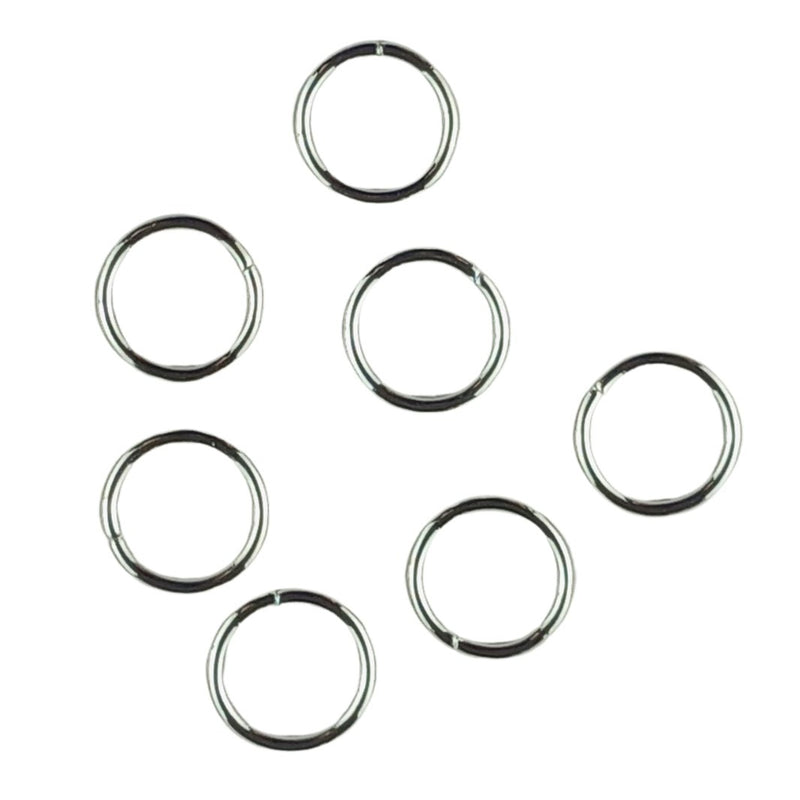 Silver Plated Round Metal Jump Ring 18 mm for Jewellery Making - TK Emporium