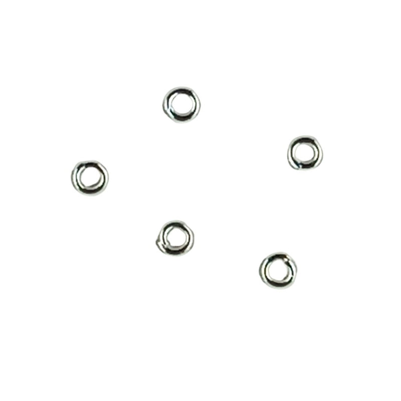 Silver Plated Round Metal Jump Ring 3.5 mm for Jewellery Making - TK Emporium