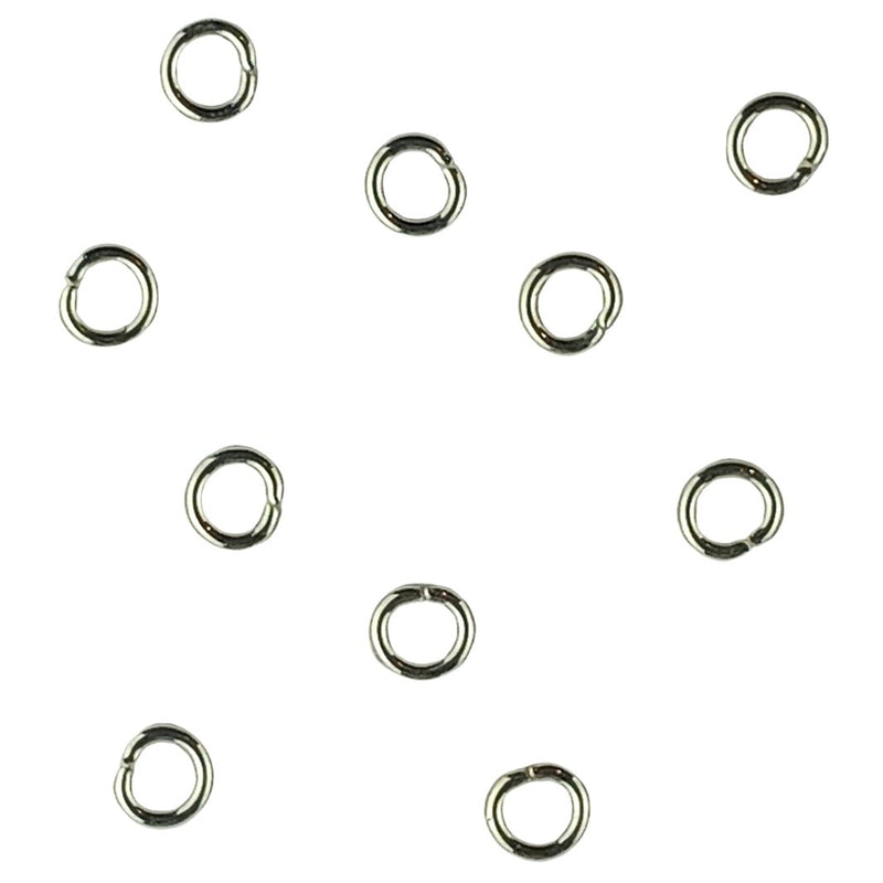 Silver Plated Round Metal Jump Ring 5 mm for Jewellery Making - TK Emporium
