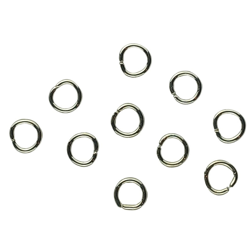 Silver Plated Round Metal Jump Ring 7 mm for Jewellery Making - TK Emporium