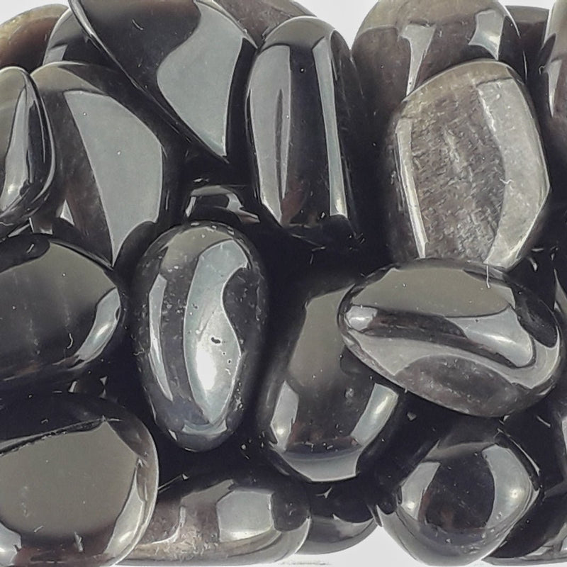 Silver Sheen Obsidian Tumblestones - TK Emporium