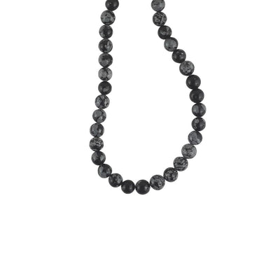 Snowflake Obsidian Beads - 6mm - A Grade - TK Emporium