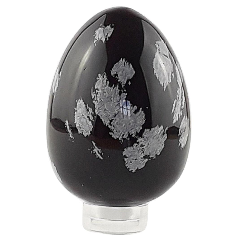 Snowflake Obsidian Egg - TK Emporium