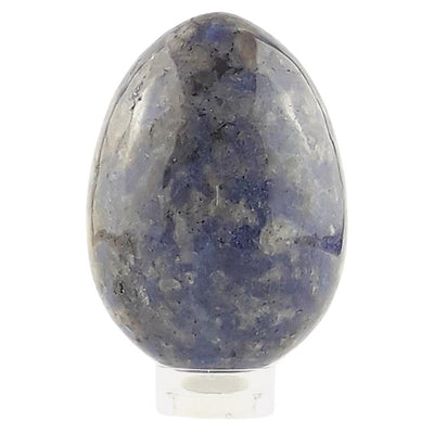 Sodalite 4.8 cm Crystal Egg from Brazil, Blue & White Gemstone Egg - TK Emporium