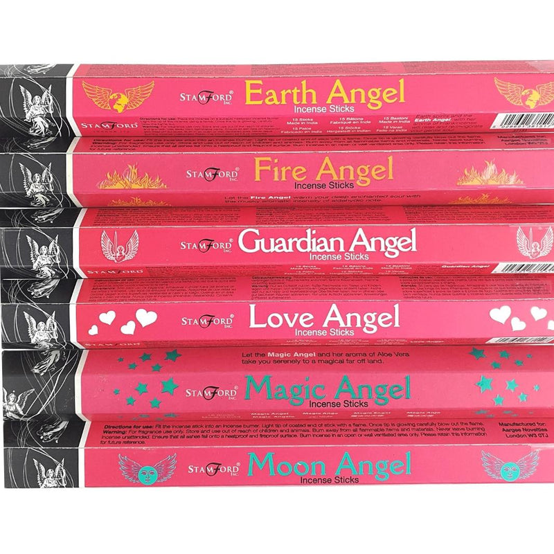 Stamford Angel Series Hexagonal Pack Incense Sticks - Choice of Scents - TK Emporium