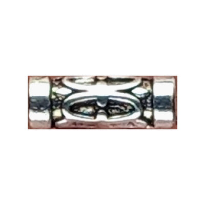 Tube Shape 5 x 13 mm Big Hole Tibetan Silver Zinc Alloy Spacer Beads - TK Emporium