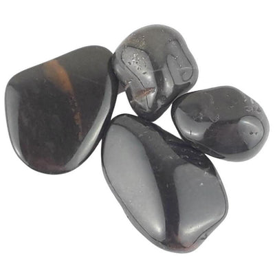 Wholesale Pack of 10 Black Onyx Crystal Tumblestones from Mexico - TK Emporium