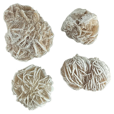 Wholesale Pack of 10 Desert Sand Rose Selenite Rough Crystals - TK Emporium