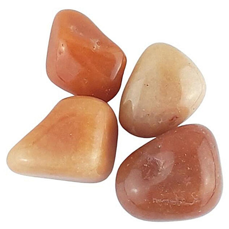 Wholesale Pack of 10 Peach Aventurine Polished Crystal Tumblestones - TK Emporium