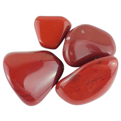 Wholesale Pack of 10 Red Jasper Crystal Tumblestones from South Africa - TK Emporium